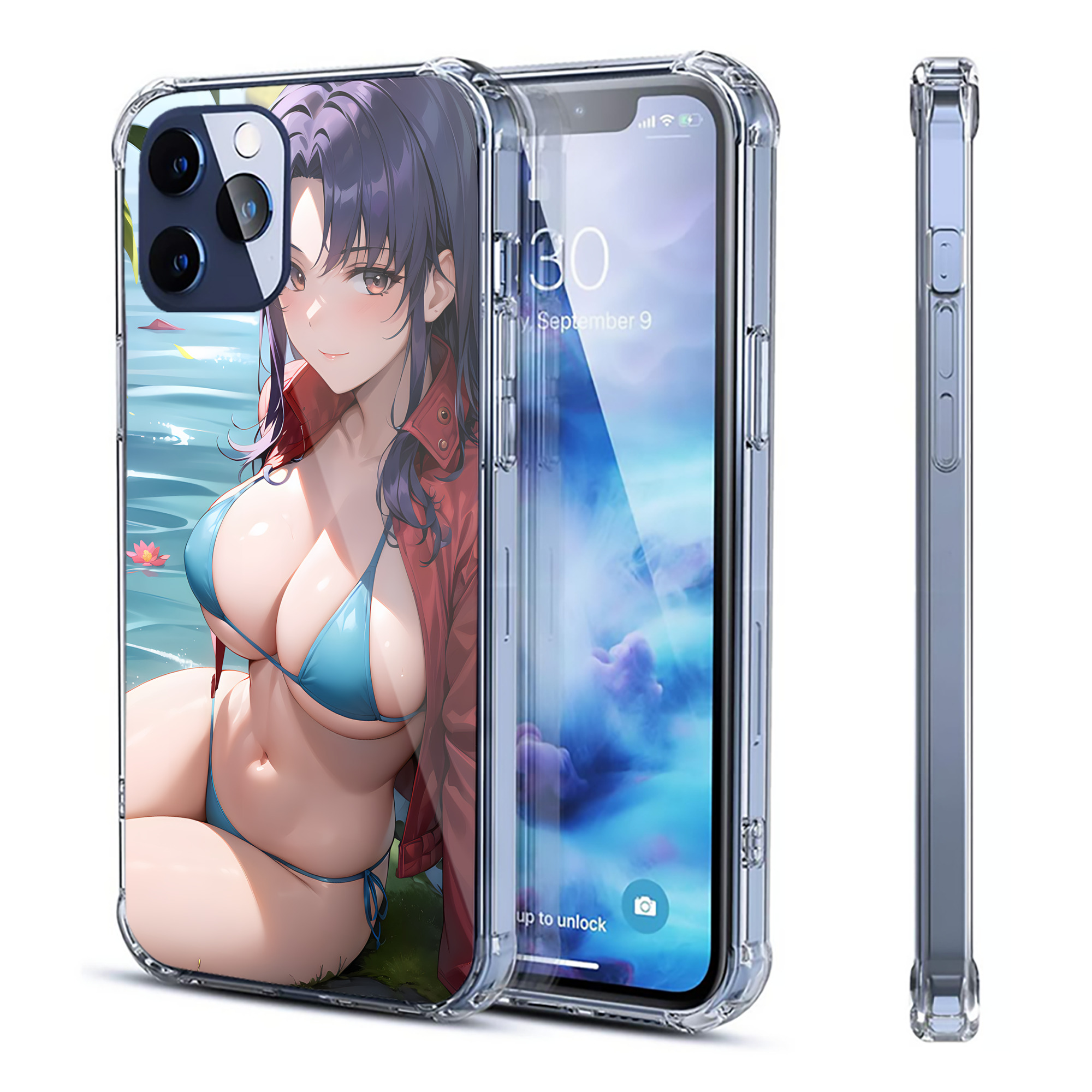 （画像用） EVA 新世紀エヴァンゲリオン 【iPhone 12シリーズ対応】透明スマホケース（クリアソフトケース）